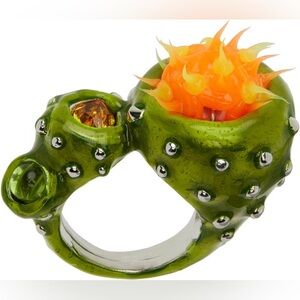 Collina Strada Green Candy Pod Ring